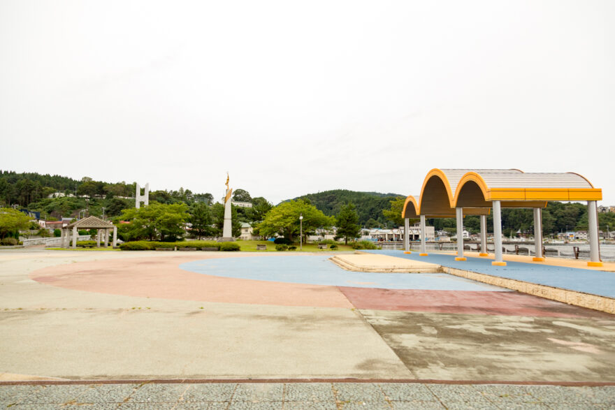 夕陽公園　深浦町