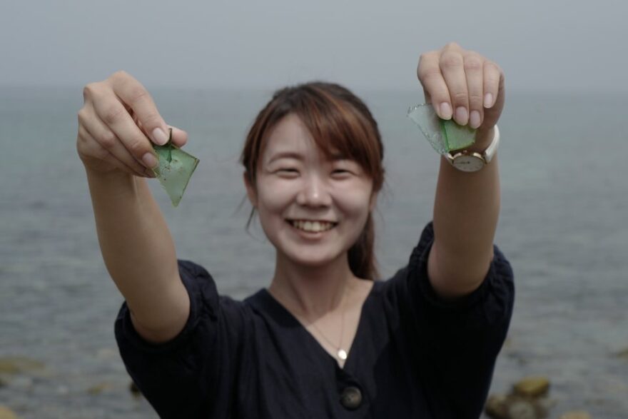 【夏の思い出】青森女子が海の宝石「シーグラス」を探しに夏泊半島へ行ってきました！！