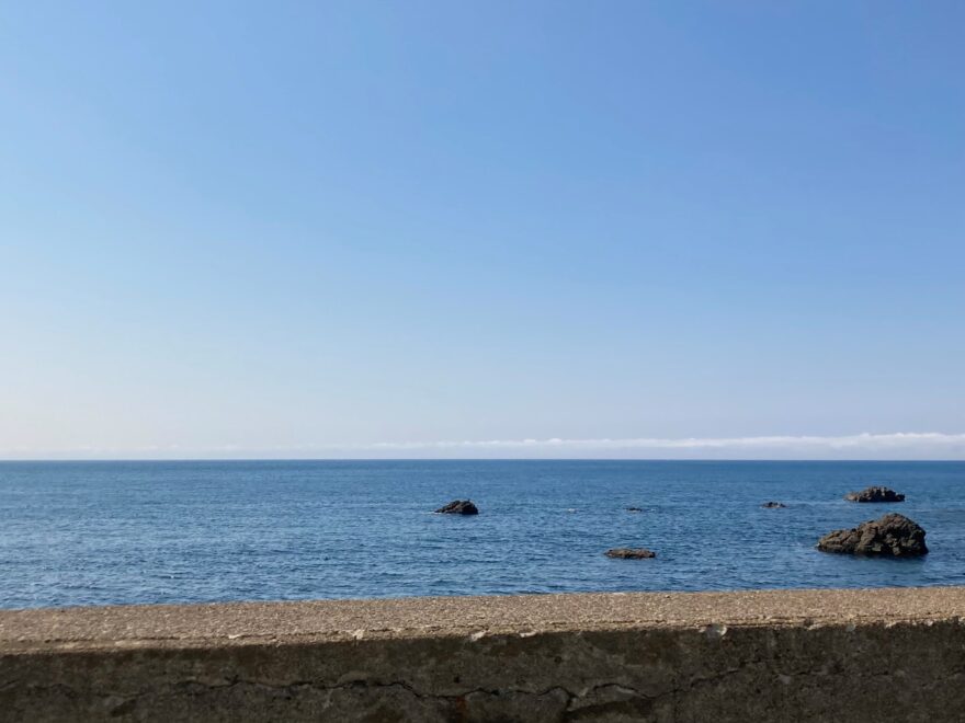 そのままでいてくれた、津軽半島の海