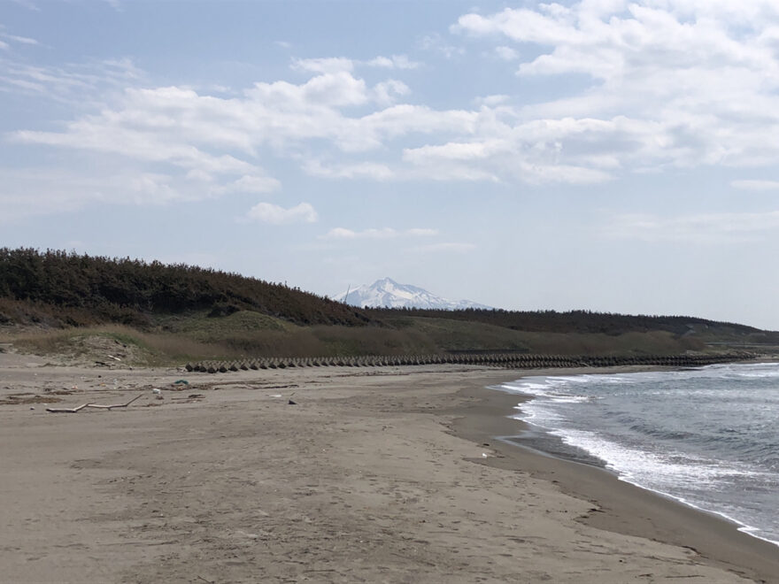 岩木山が見える海・出来島